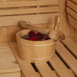 Ahşap Sauna Kovası ve Kepçesi