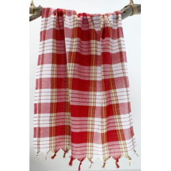 1. KALİTE PEŞTEMAL KIRMIZI