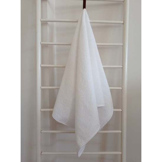 Banyo Havlusu, 90×150, 650 Gr., Pamuk, Otel Havlusu, Beyaz