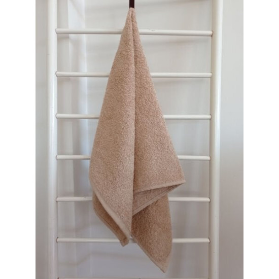 Banyo Havlusu, 70×140, Pamuk, 400 gr. Hamam Havlusu, Sütlü Kahve/Bej 