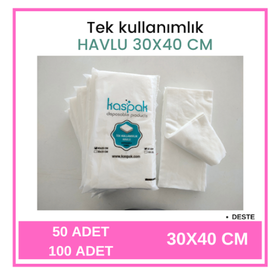 Tek kullanımlık banyo havlusu 80x140 cm - 15 adet